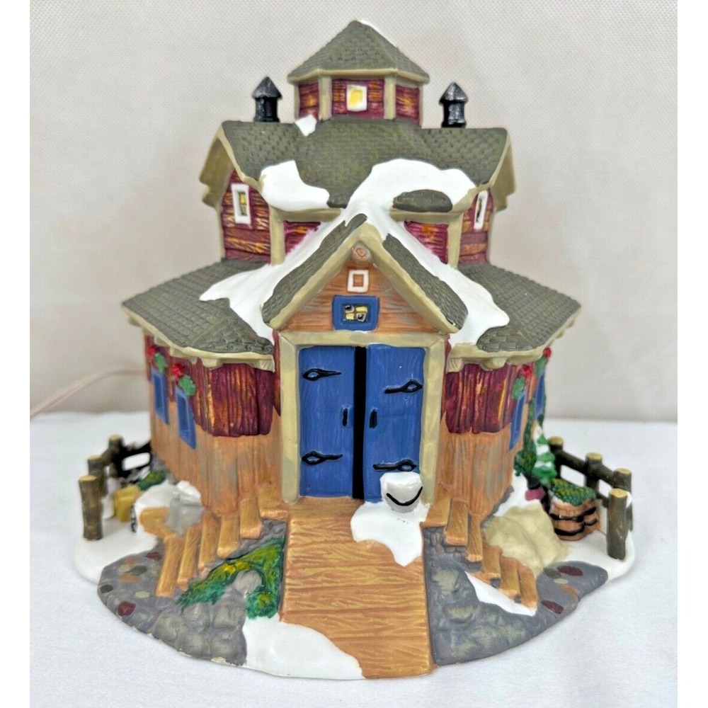 Lemax‎ Grainery Barn 2003 Carole Towne Village Lighted Building w Box